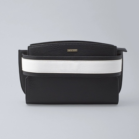 WHBM Convertible Two-Tone Clutch